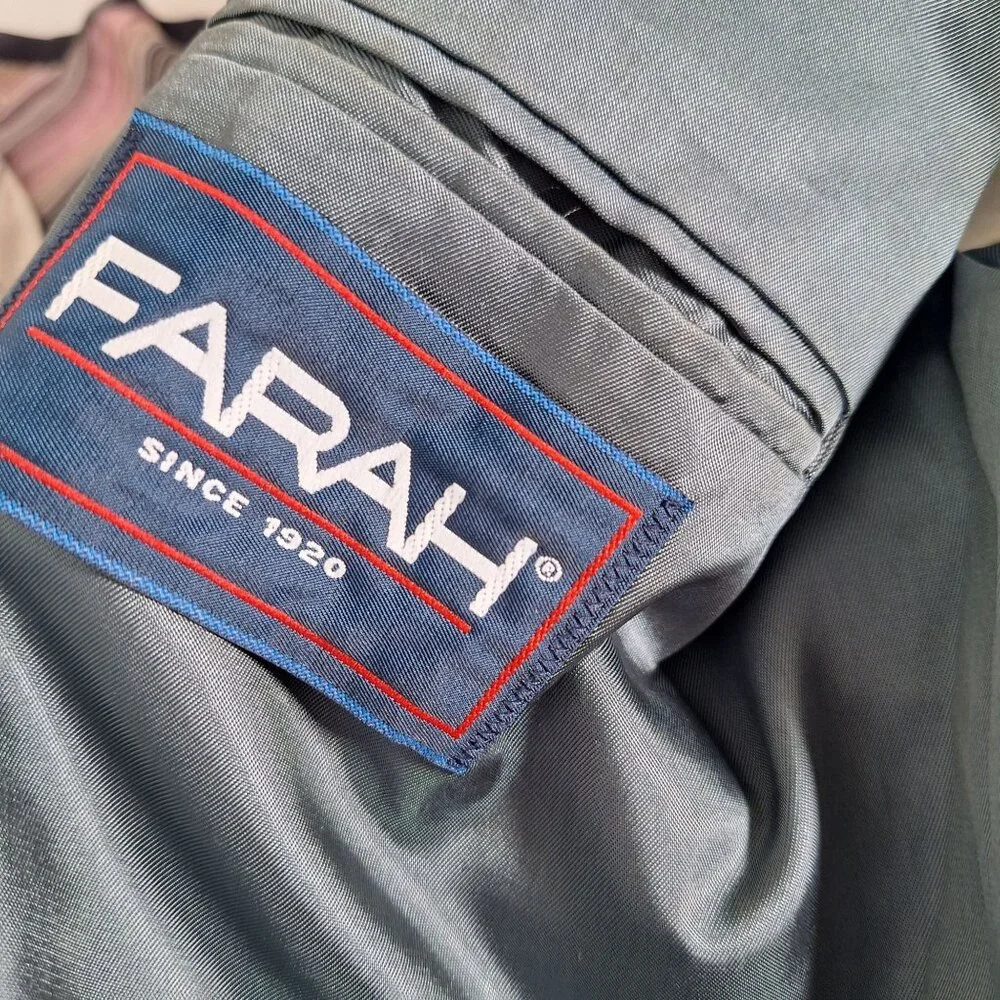 Vintage Farrah Blue Corduroy Blazer
